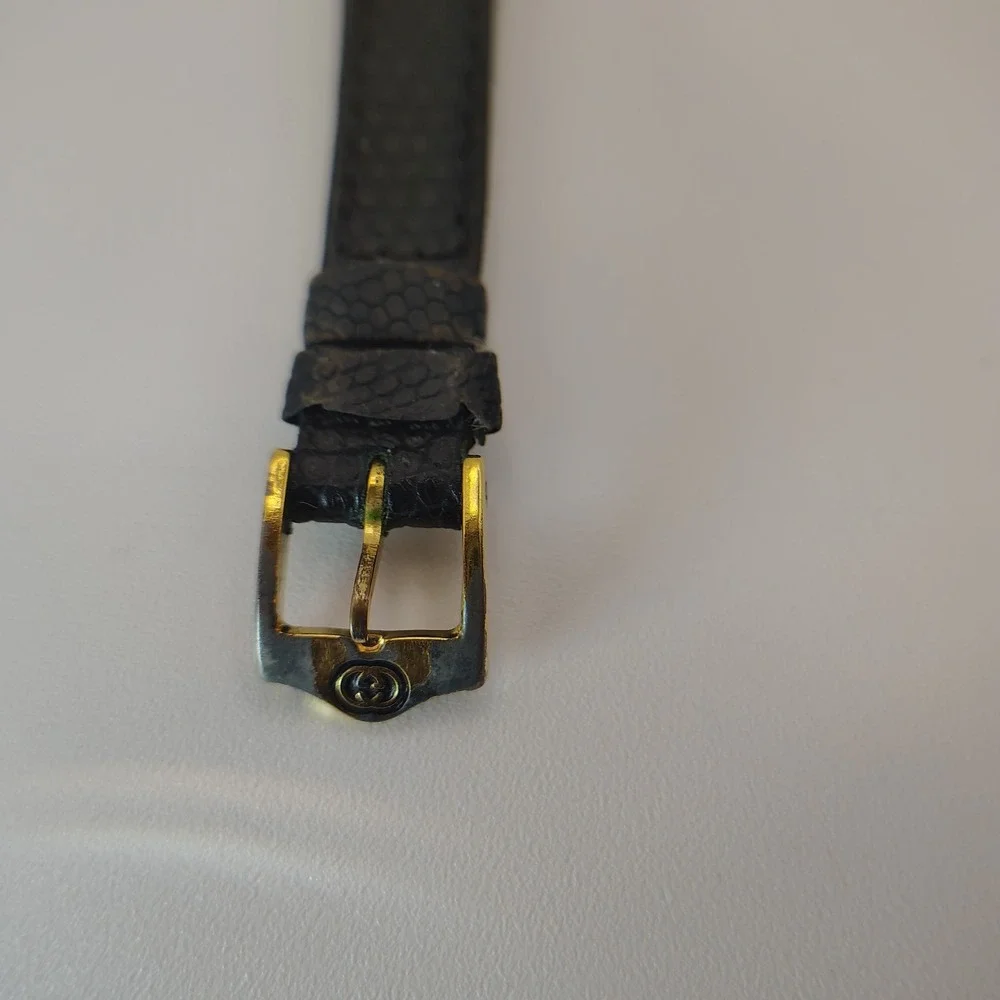 Vintage 1992 Authentic GUCCI 3001L SWISS Women's Quartz Watch Lizard Band‎ - Picture 11 of 14